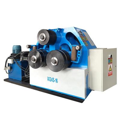 W24S-45 Hydrauliczna maszyna do gięcia rur trójrolkowych Kątowa maszyna do produkcji rur stalowych