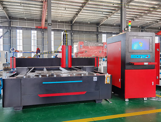 Aluminiowa maszyna do cięcia laserem CNC 10 mm metalowy kształt IPG Raycus